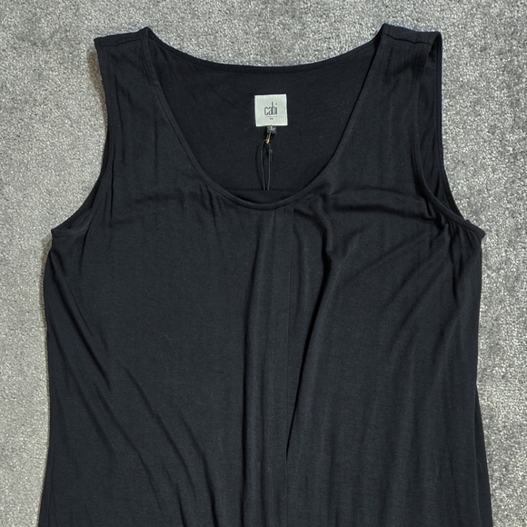 Cabi 3243 Beyond Tee Black Layered Sleeveless Tunic Lagenlook Convertible - Picture 4 of 9